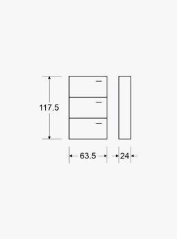 ארון נעליים 3 תאים